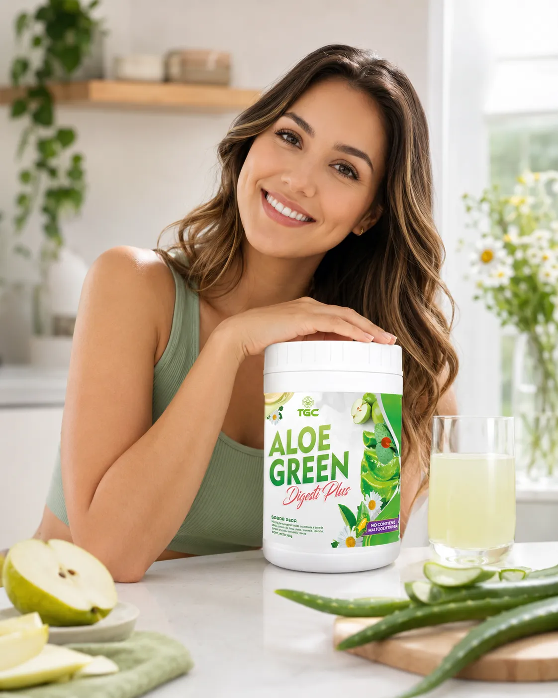 Aloe Green Digesti Plus TGC 300 g - Imagen 3